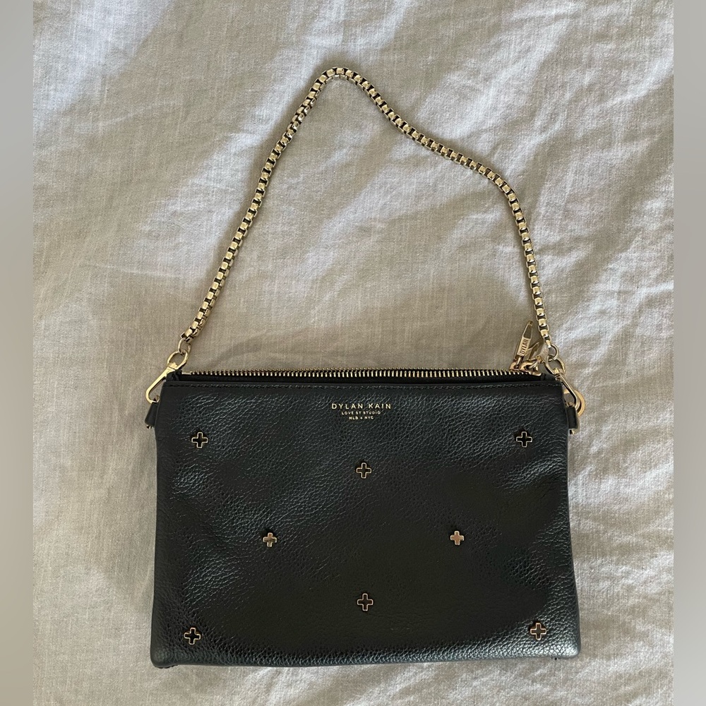 Dylan kain black leather handbag amazing condition